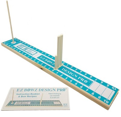 E-Z Bowz Design Pro Bow Maker - Easy Bow Making Tool - Gift Bow Bowmaker Kit - C