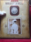 1898-P  Morgan Dollar Legends of the West  NELLIE CASHMAN w/USPS Stamp and Card