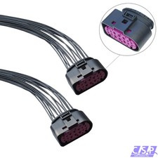 2x Reparatursatz Kabelsatz Stecker 14-polig passt zu VW 1J0973737 Steckverbinder