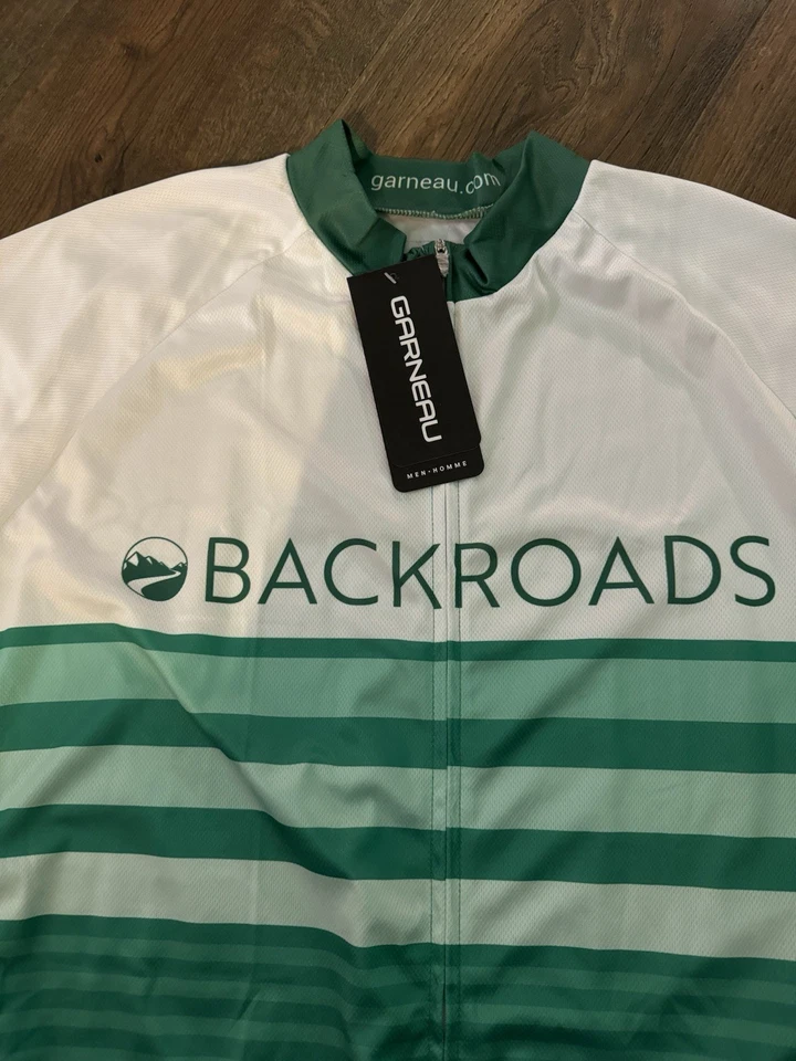 Louis Garneau 男式短袖骑行服灰色,XXL — 第 2/4 张图片