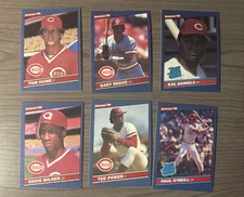 1986 Donruss Baseball Card Lot Cincinnati Reds Paul O’Neill 37 Rookies RC + More