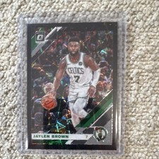 Panini Donruss Optic Black Velocity Prizm Jaylen Brown #04/ 39 Celtics 2019-20