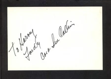 Cora Sue Collins - Signed Autograph 4x6 Index Card - Black Moon - Scarlet Letter