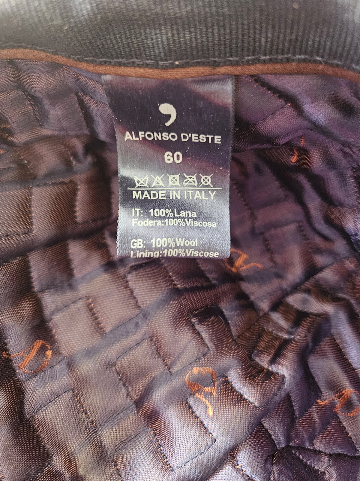 Mens Flat Cap Hat Wool Patchwork tweed Alfonso De… - image 4