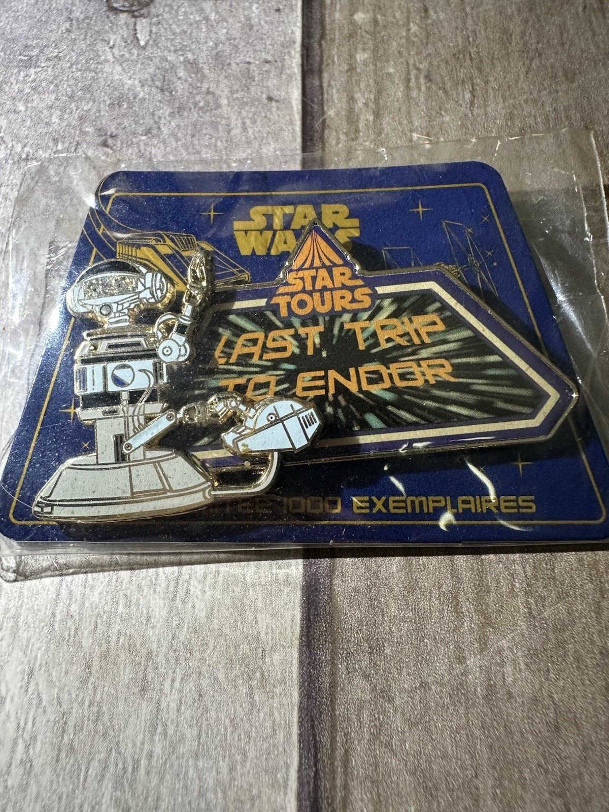 Disneyland Paris Star Wars Last Trip To Endor Limited Edition 1000 DLP Pin NEW
