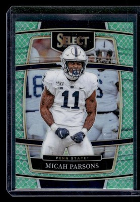 2022 Panini Select Draft Picks #85 Micah Parsons Dragon Scale Prizm