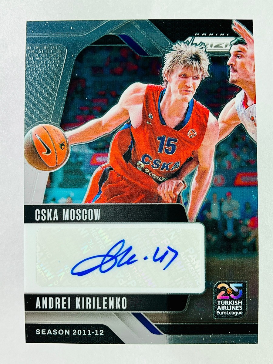 アクターズリーグ ゲーム ヨシヒコ SRサイン入り 2024-25 Panini Prizm Euroleague ANDREI KIRILENKO Signature AUTO