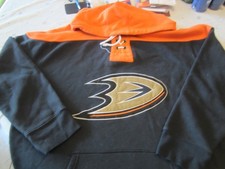 Anaheim Ducks NHL Hoodie Sweatshirt - Black/Orange - Large - Fanatics