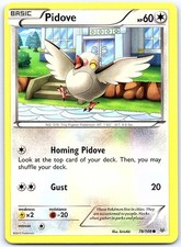 Pidove 78/108 Common Roaring Skies Pokemon Near Mint