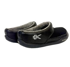 KURU Draft Black Slip-On Comfort Mules House Shoes Slippers Womens Size 8