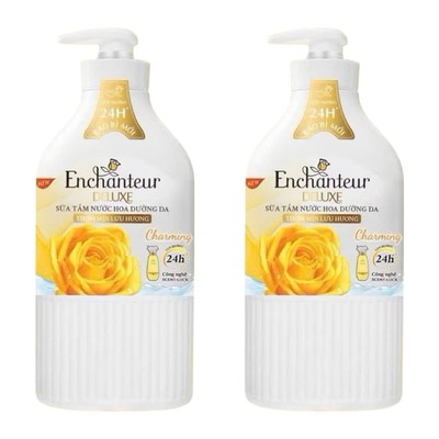 NEW] 2x Sữa tắm hương nước hoa Pháp Enchanteur White Perfumed Body
