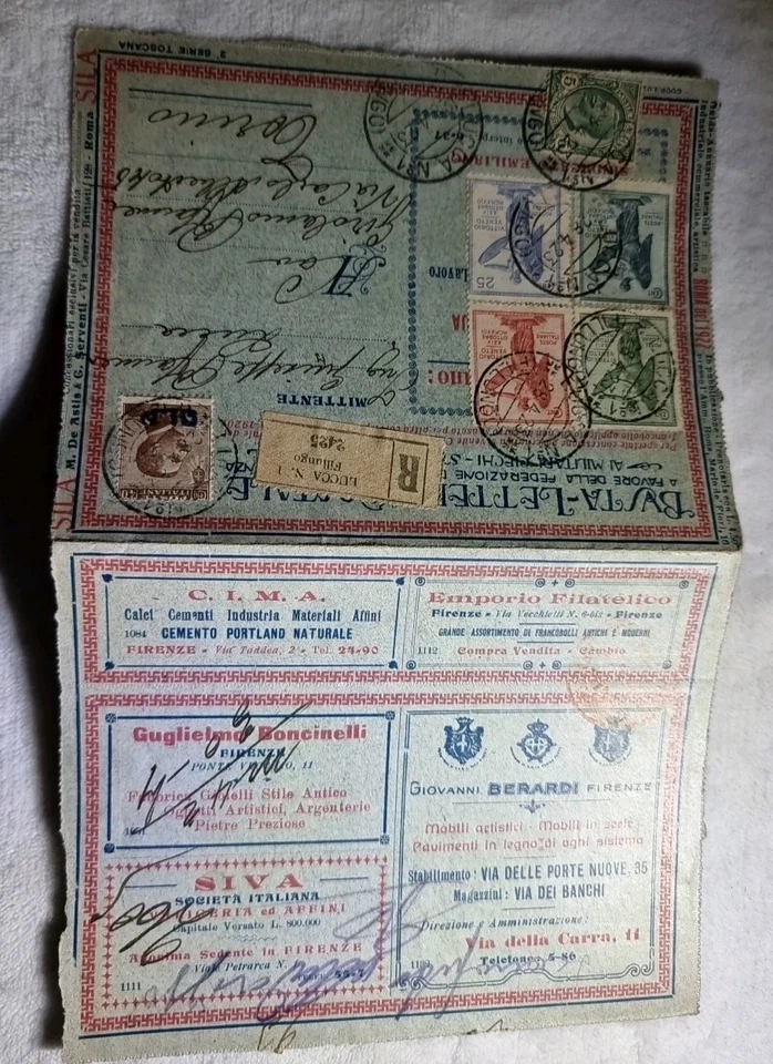 Storia Postale Regno d'Italia 1923 - Immagine 3 di 4