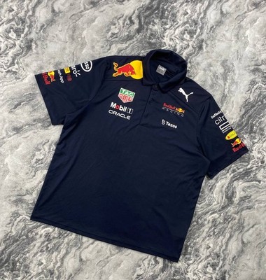 新品　Puma Red Bull Racing ポロシャツ ネイビー Puma Red Bull Racing F1 Team Polo Shirt Men Size XL Blue | eBay
