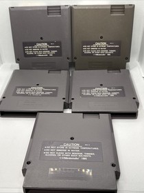 NES Lot of 5 Games: Mario/DH,Monopoly,Gotcha!,Operation Wolf,Vegas Dream