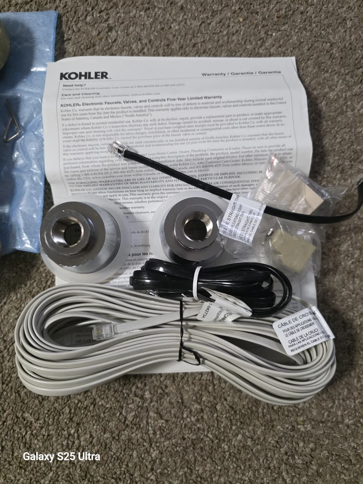 KOHLER Invigoration Series Tandem Steam Generator Control Kit 5558-2MB - Image 3 of 4