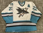 San Jose Sharks NHL Game Worn Jersey Murray Craven #22 COA