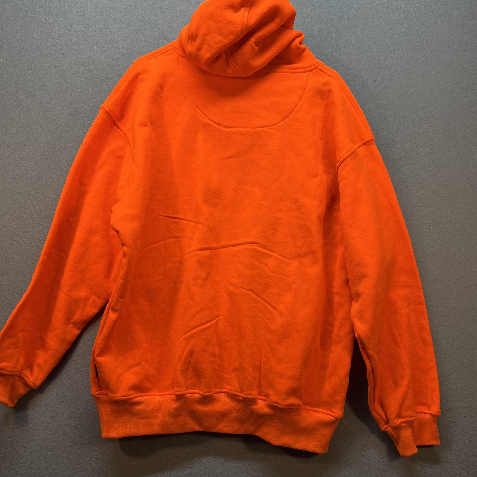 Trailcrest Hoodie Mens Large Orange Full Zip Fleece Hunting Safety Sweatshirt - second product detail image
