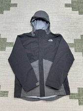 The North Face Dryvent Jacket Boys Large Gray Full Zip Windbreaker