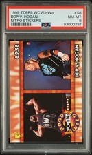 1999 Topps WCW/Nwo Nitro Stickers DDP V. Hogan Nitro Stickers PSA 8