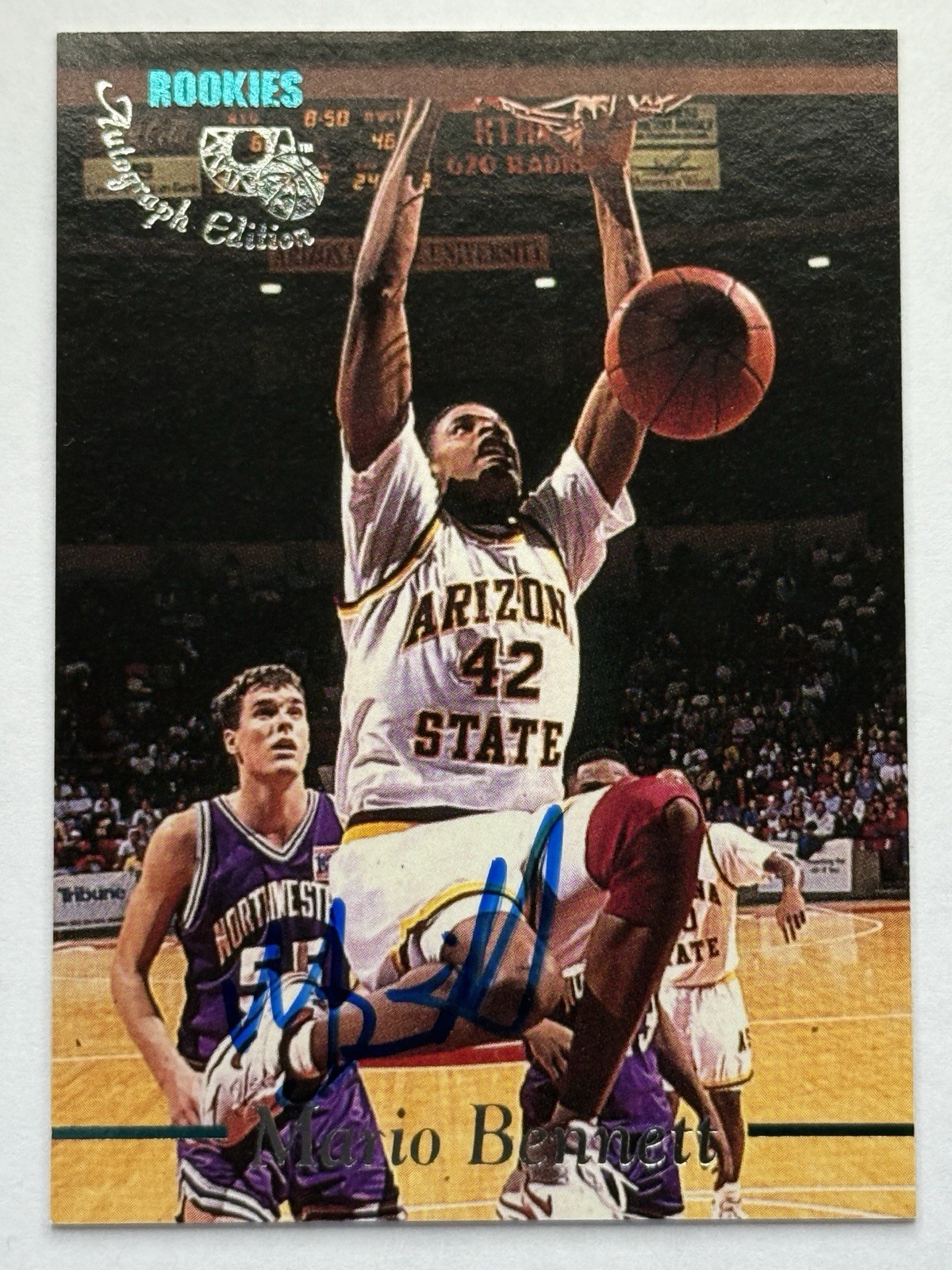 Mario Bennett 1995 Classic Rookies Autograph Edition  Auto Rookie Card #NNO