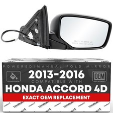 Honda Accord Passenger Side Mirror Replacement - Powered Adjustment, Manual F...