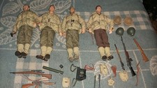 4 Muñecos WWII y Complementos
