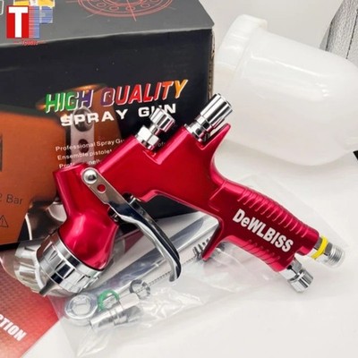 DeVILBISS TE20 GTI PRO Spritzpistole Lackierpistole 1,3 mm Düse Lackierpistole rote Farbe