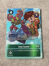 BT15-085 Izzy Izumi Rare Alternative Art Digimon Card : BT-15: Exceed Apocalypse