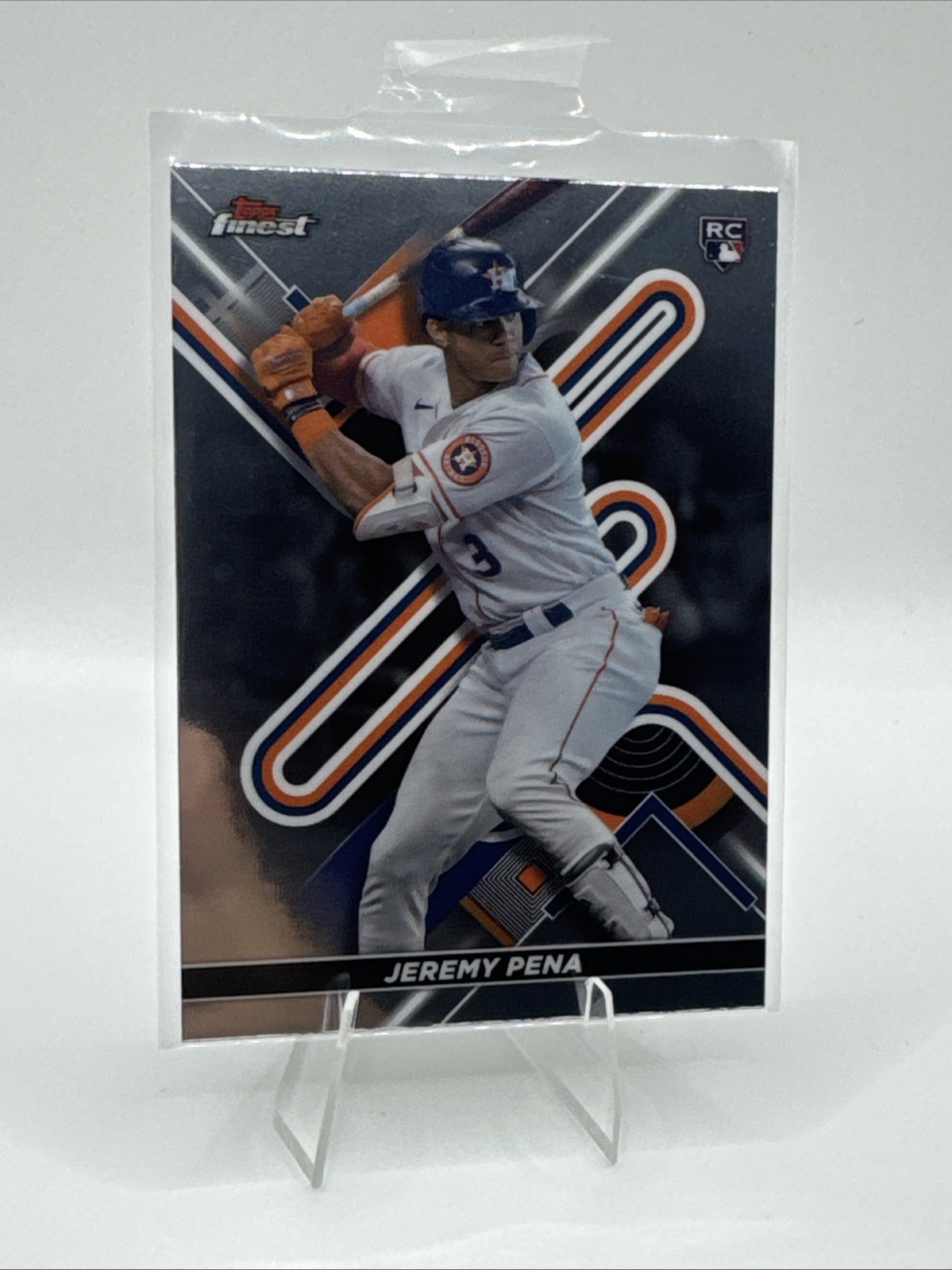 Jeremy Pena 2022 Topps Finest True Rookie Card #9 Houston Astros Chrome RC