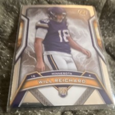 Topps 2024 Will Reichard Minnesota Vikings Rookie Football Card #100. rookie card picture