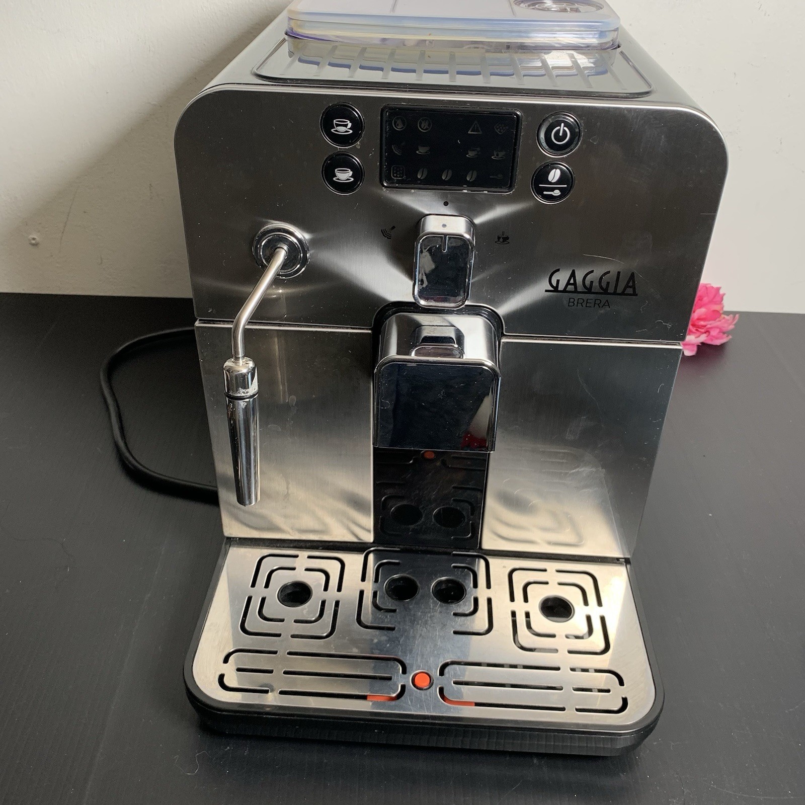 Gaggia Brera Automatic Espresso Machine - Black and Silver - Model No. SUP037RG