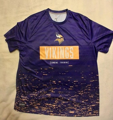 Minnesota Vikings Authentic Combine Training Preformance Shirt Men's Size XXL