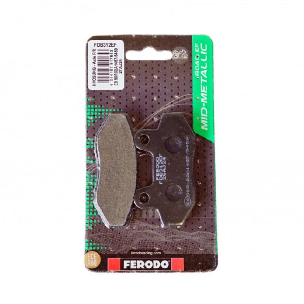 Ferodo Mid-Metallic Rear Brake Pad FDB312EF Fits Hyosung GV 650 AQUILA 2004-2016