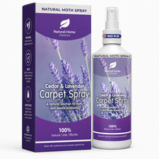 NATURAL CARPET MOTH BEETLE KILLER Silverfish Ticks Fleas MADE IN THE UK 250ml