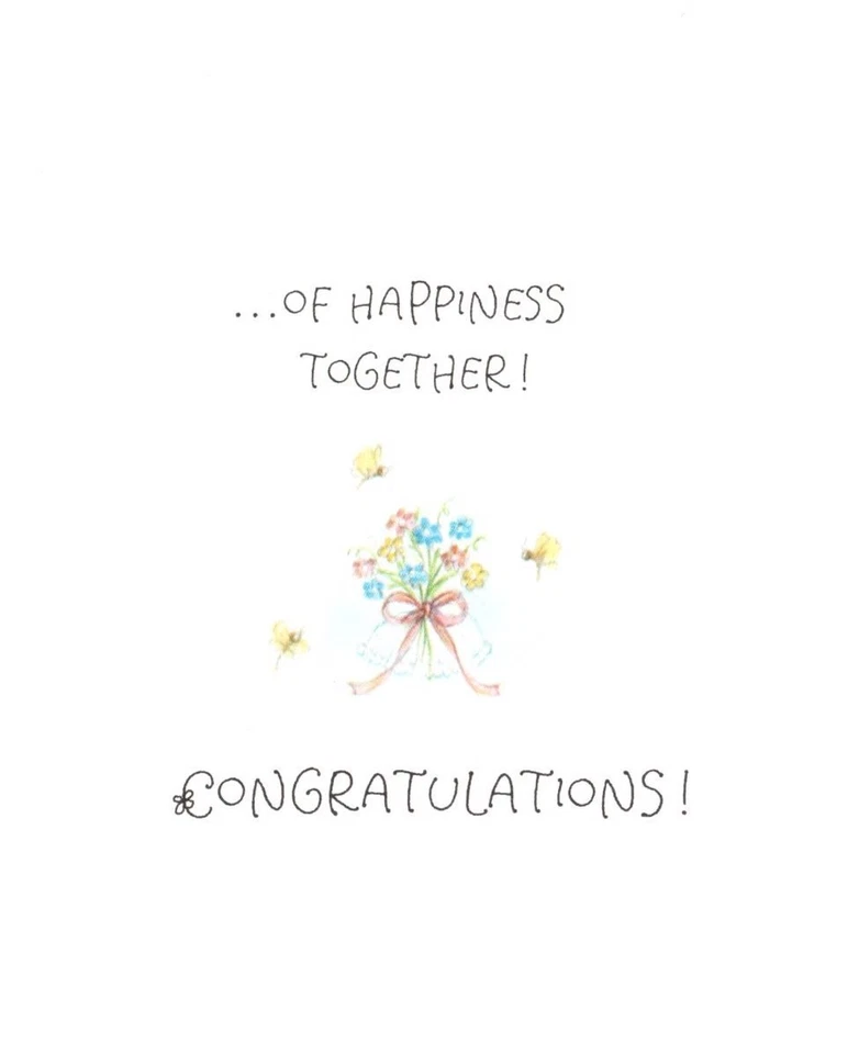 Vintage Betsey Clark Happy Anniversary Couple Glitter Ambassador Greeting Card - Image 2 of 3