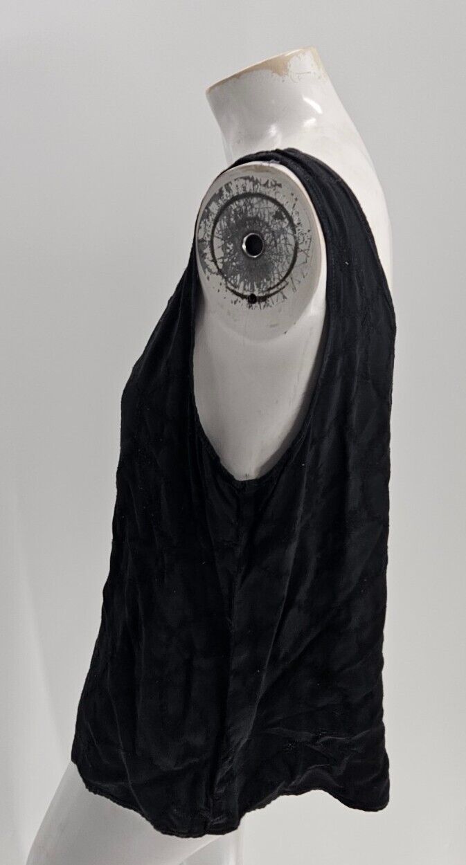1894 CP Shades Womens Vintage Black Rayon Striped… - image 4