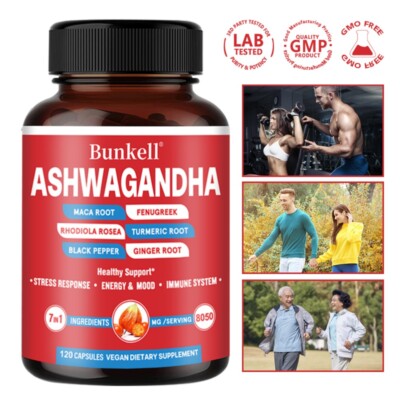 Ashwagandh Root Extract Capsules Sexual Health Energy 30 To 120 Capsules