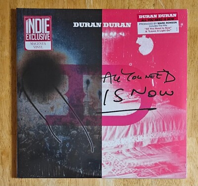Duran Duran  All You Need Is Now  Indie Exclusive Magenta Vinyl 2xLP Record NEW