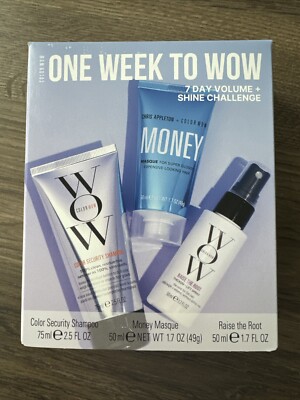 NEW! Color WOW One Week To Know 7-day Volume + Shine Challenge Kit 