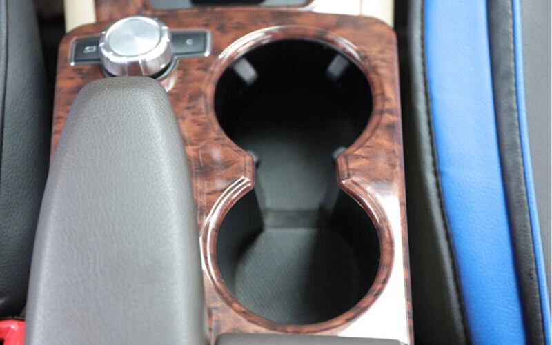 For Mercedes-Benz GLK 2009-2015 Agate Wood Middle Console Gear Shift Cover Trim - Image 3 of 4