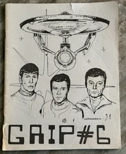 Vintage 1980 STAR TREK Fanzine - GRIP  #6 - ed. by Roberta Rogow