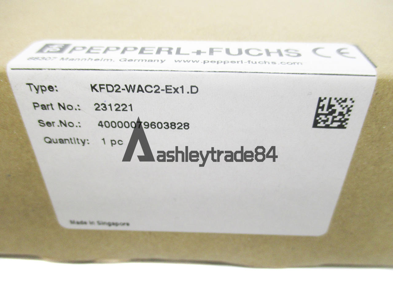 Pepperl fuchs Kfd2-sot2-ex1.lb.io Isolated Barrier - Aeliya Marine