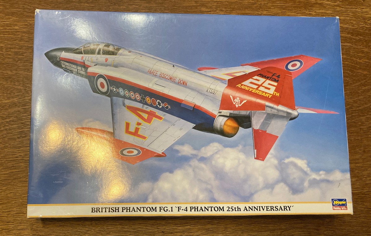 Hasegawa ブリティッシュファントム　FG.1 Hasegawa British Phantom FG.1 25th Anniversary WITH Resin and PE