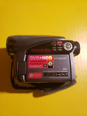 Hitachi DZ-HS500A DVD Camcorder Camera for Parts Untested