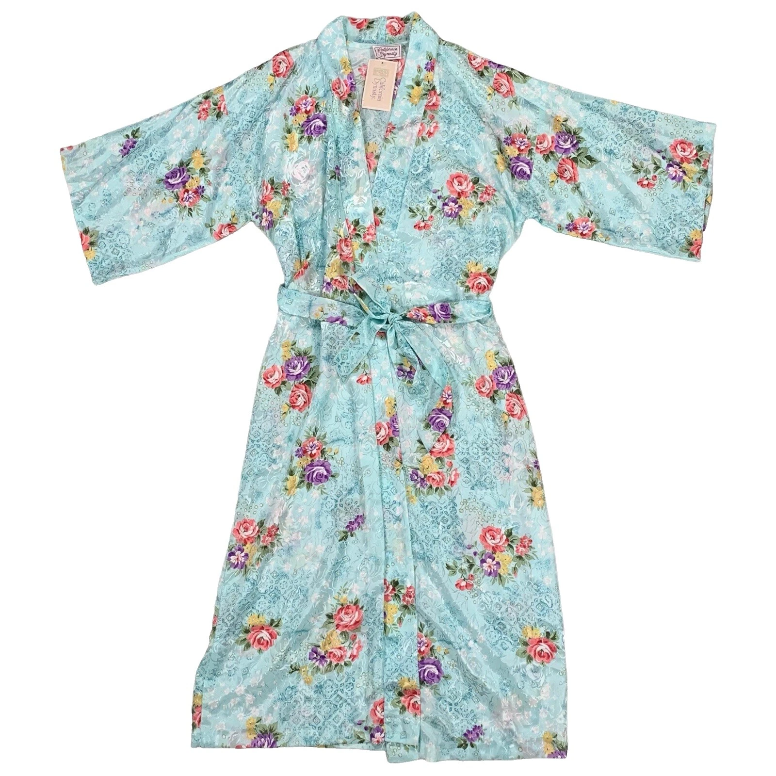 Pijamas y batas floral multicolor Kimono para Mujer