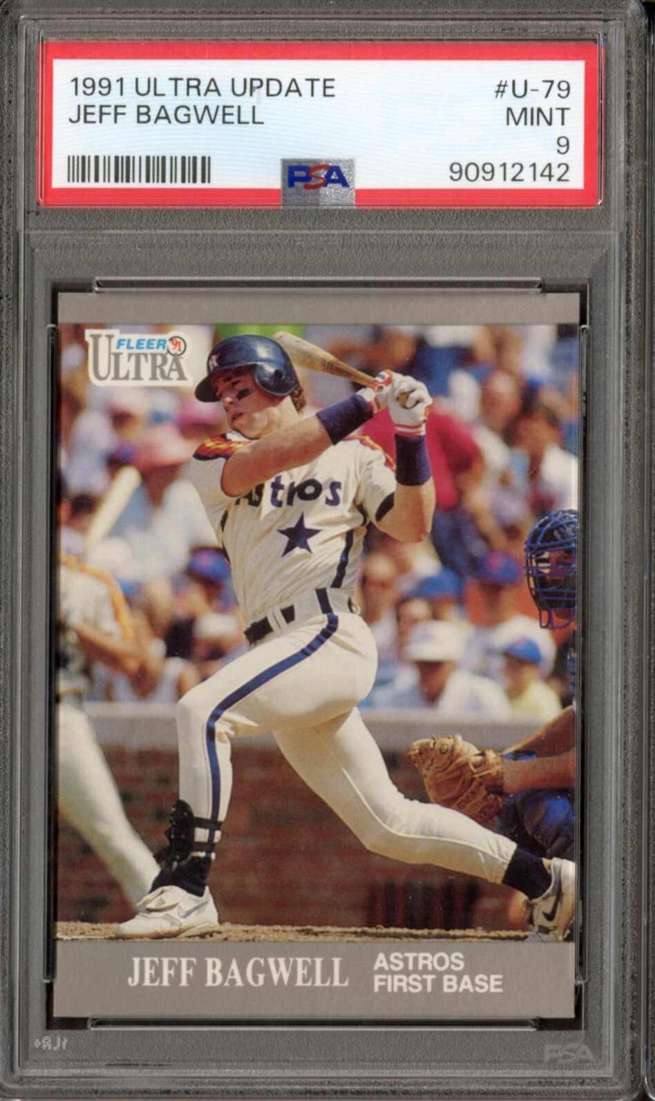 1991 Ultra Update Jeff Bagwell #U-79 PSA 9 MINT RC Rookie HOF