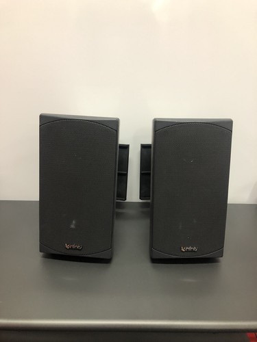 Set Of 2 Infinity Bookshelf Speakers Hts Sat 8 Ohm 10 100w Ebay