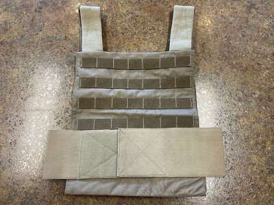 Survival Armor Integrated Support System Rifle 10x12 Plate ISS Carrier TAN