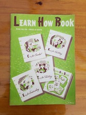 Vtg 1941 Learn How Book No. 170 Knit Crochet Embroidery Tatting Spool Cotton Co