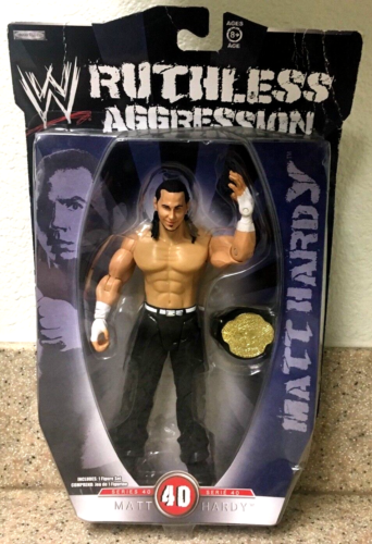 Figura de Acción Matt Hardy WWE Ruthless Aggression Series Campeón Mundial Título NUEVO - Imagen 1 de 2